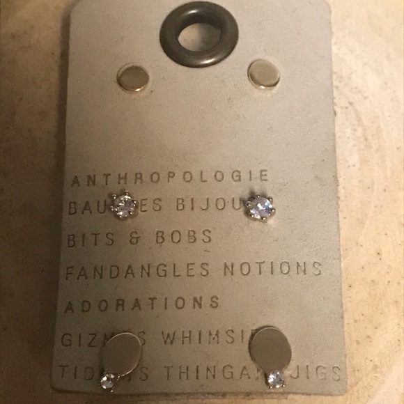 Anthropologie Jewelry - 🍁NWT Anthropologie Basic Gold Post Earring Set🍁